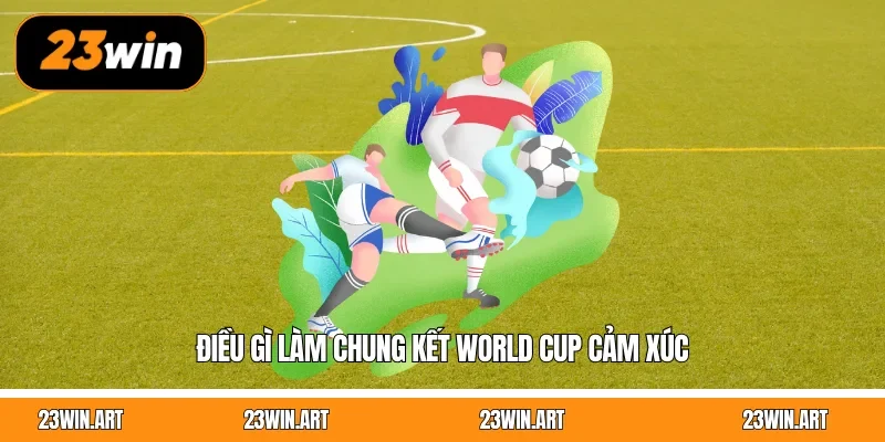 Điều gì làm chung kết World Cup cảm xúc